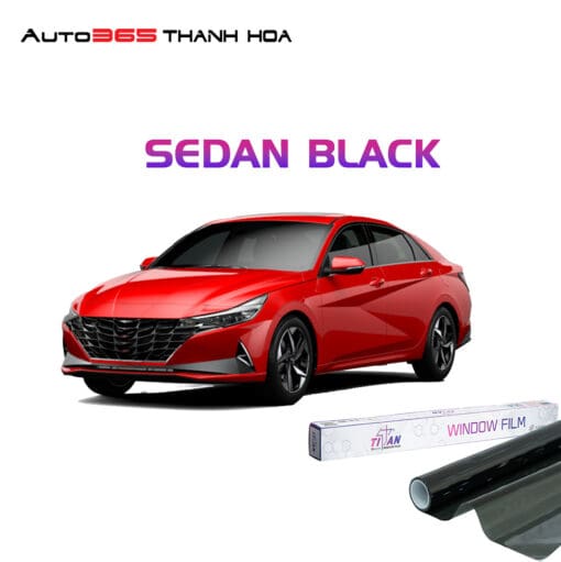 Phim cách nhiệt Titan gói Black Sedan