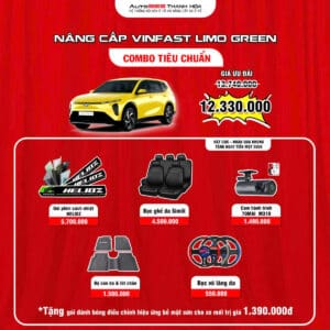 Độ xe Vinfast Limo Green combo tiêu chuẩn Giá Ưu Đãi