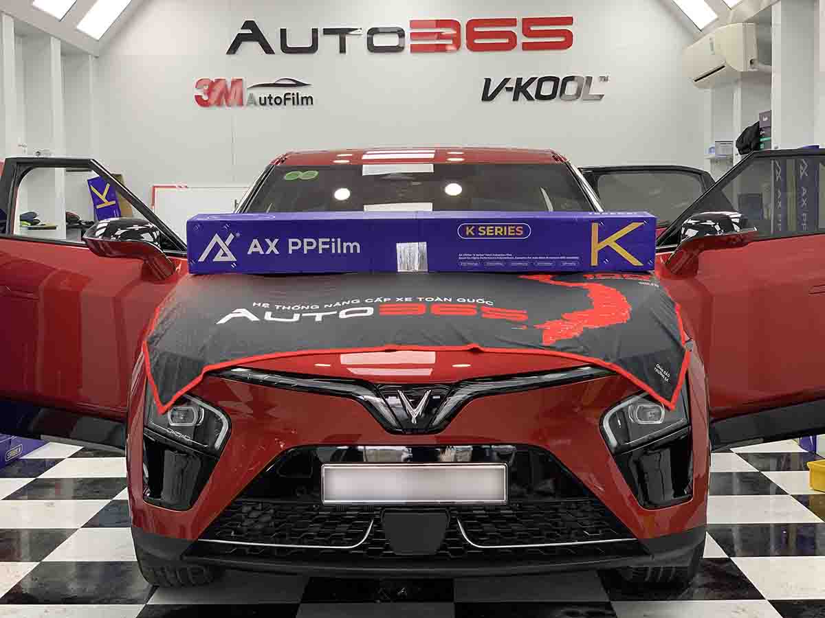 Dán phim PPF AX Film K-Series cho VinFast VF7 – Giải pháp bảo vệ sơn xe cao cấp