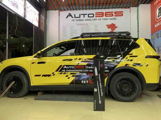 Lắp Thanh Giảm Chấn MTA Cho VinFast Limo Green