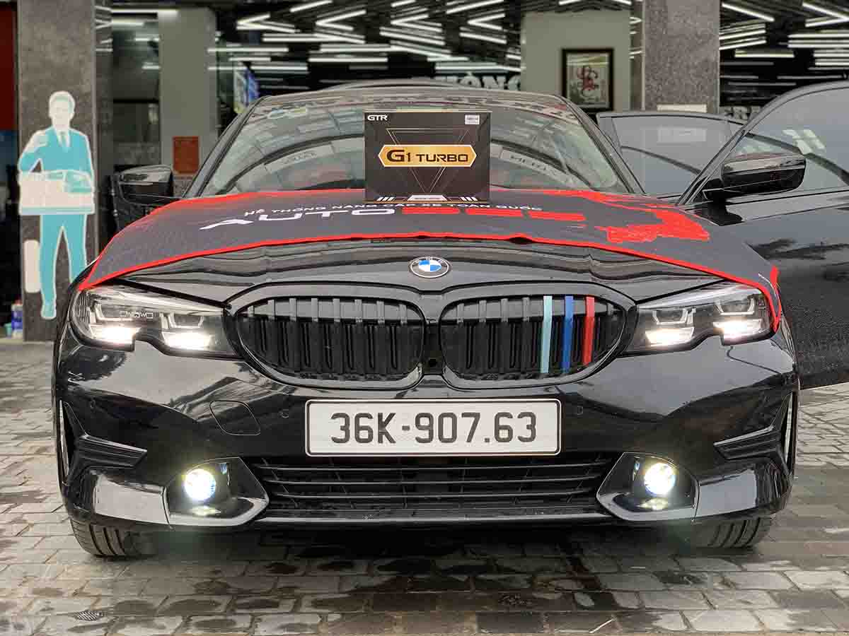 Nâng cấp ánh sáng cho BMW 320 với bi gầm GTR G1 Turbo