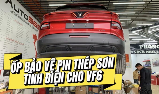 Ốp Bảo Vệ Pin Thép Sơn Tĩnh Điện Cho VF6