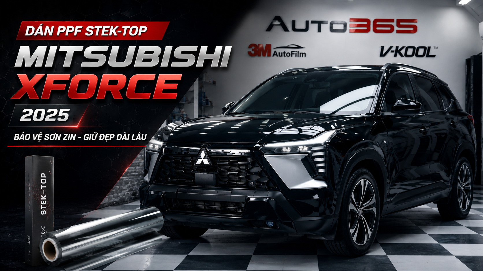 Dán PPF STEK-Top Cho Mitsubishi Xforce 2025