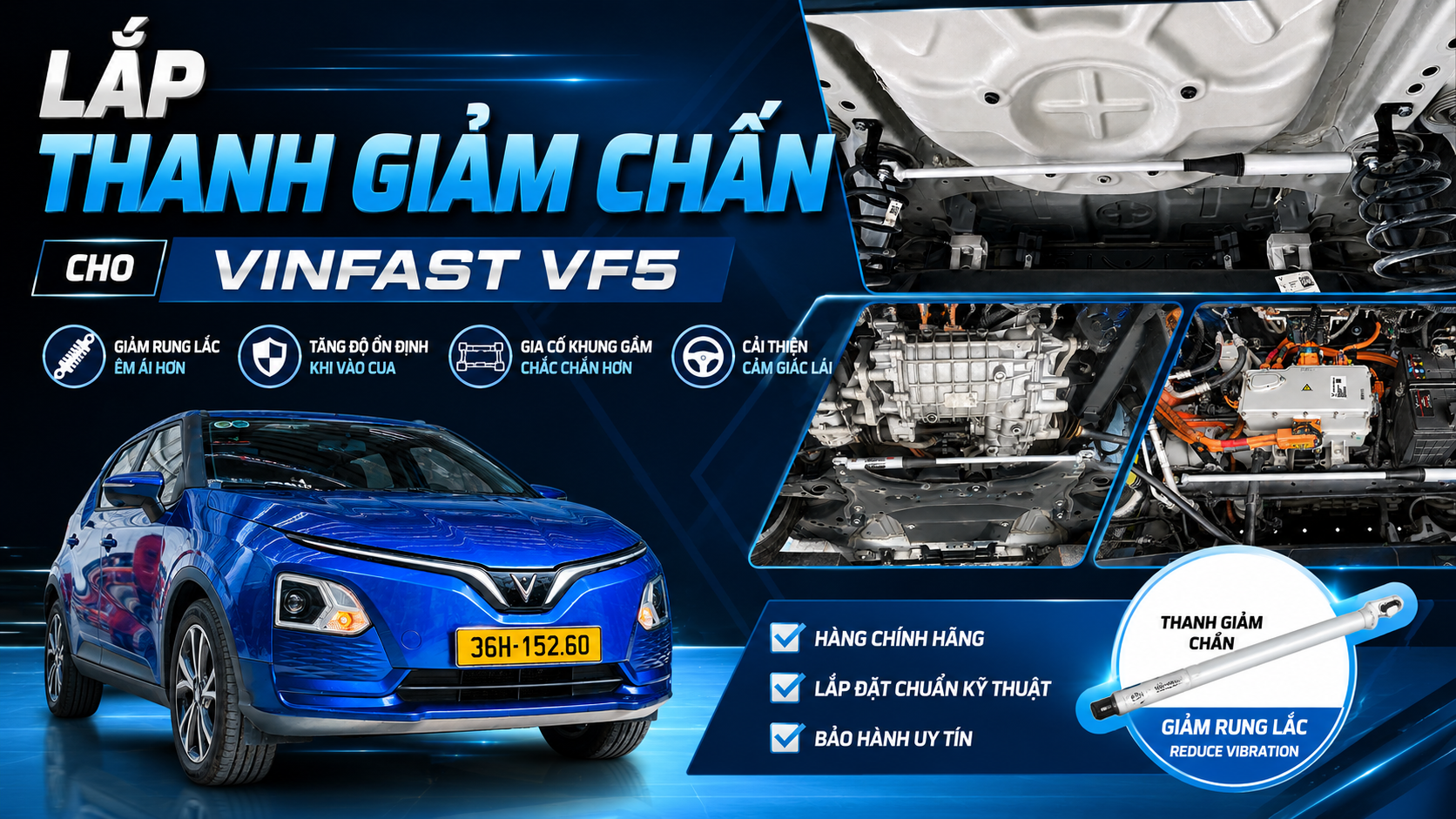 Thanh Giảm Chấn Cho VinFast VF5