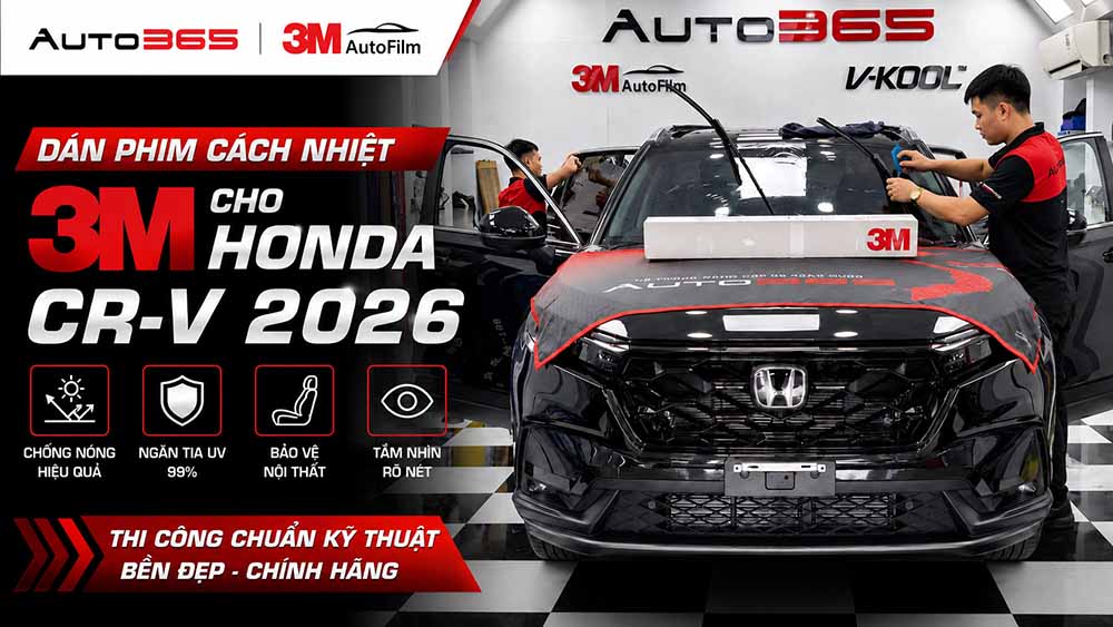 Dán Phim Cách Nhiệt 3M Cho Honda CR-V 2026