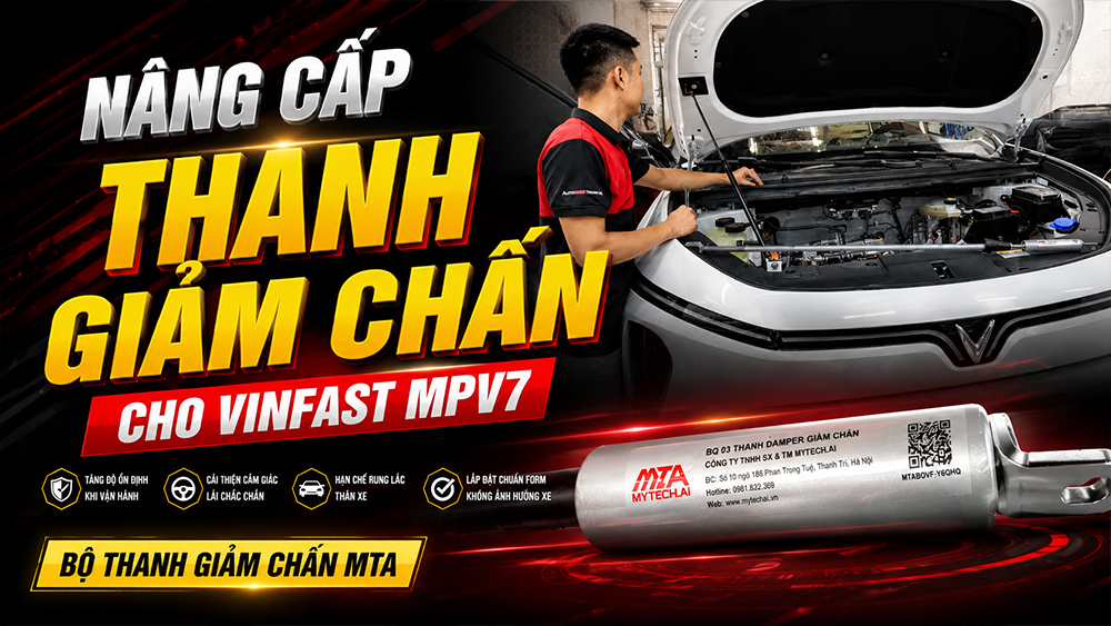 Nâng cấp thanh giảm chấn MTA cho VinFast MPV7